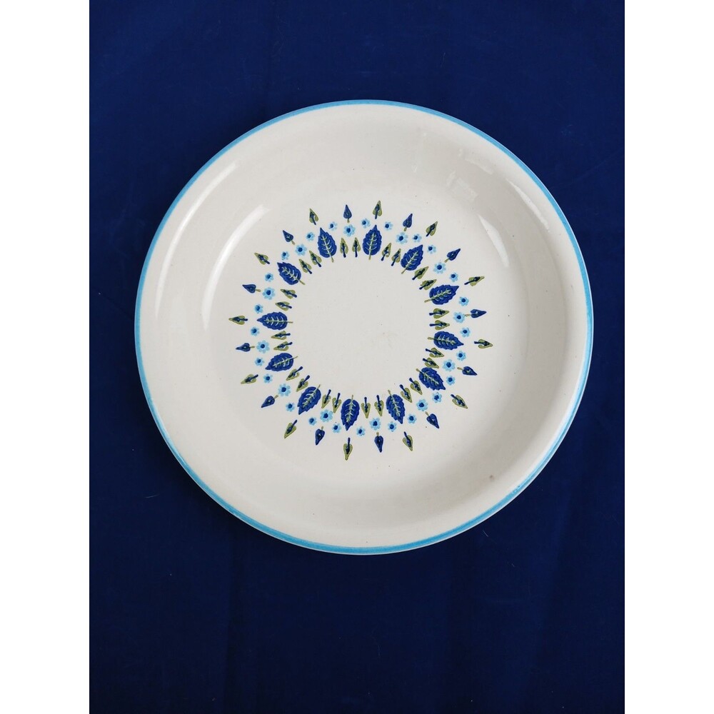 Stetson Marcrest Swiss Alpine Chalet Platter 10" Vintage Stoneware